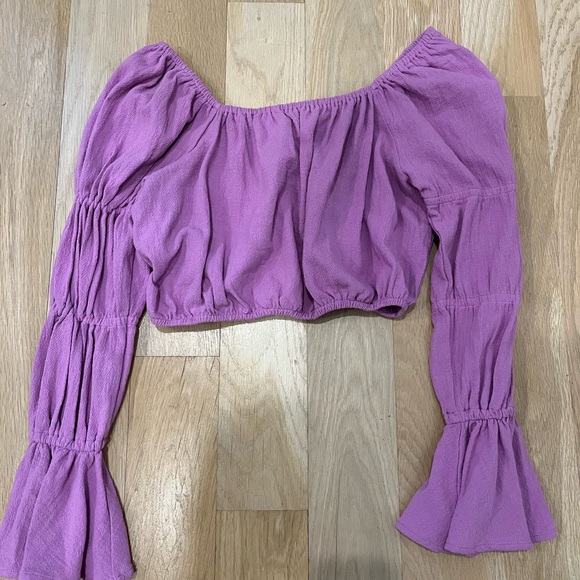 Free People off the shoulder top - Picture 1 of 2